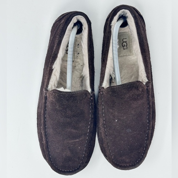 Men\'s UGG Brown Suede Loafers size 10 main image 5